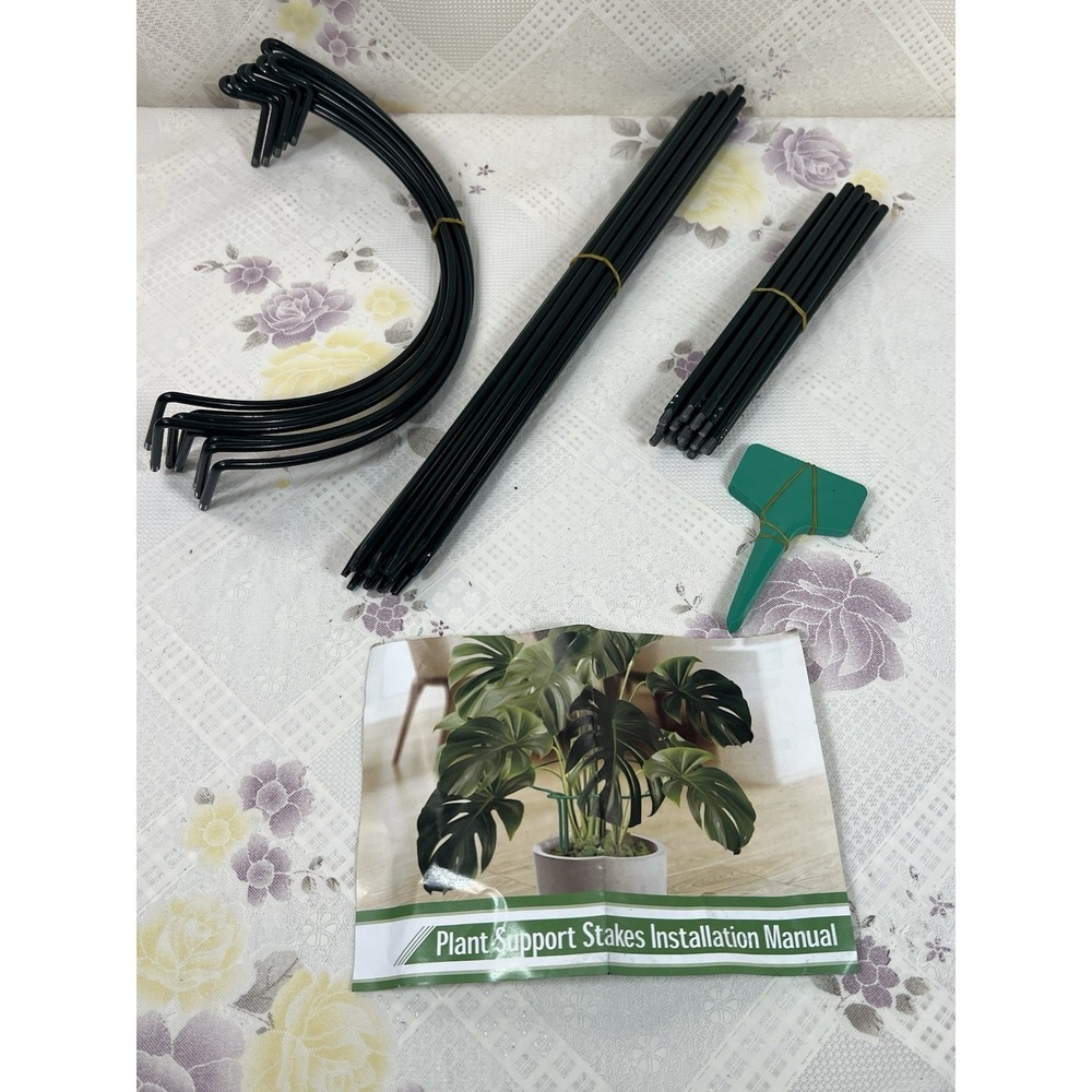 Sturdy 8 Pcs Plant Supports for Indoor & Outdoor Garden - Rustproof & Versatile